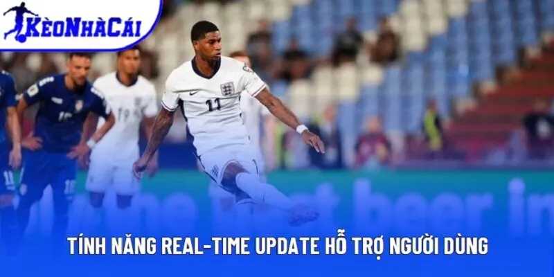 Tính năng real-time update hỗ trợ người dùng Tính năng real-time update hỗ trợ người dùng